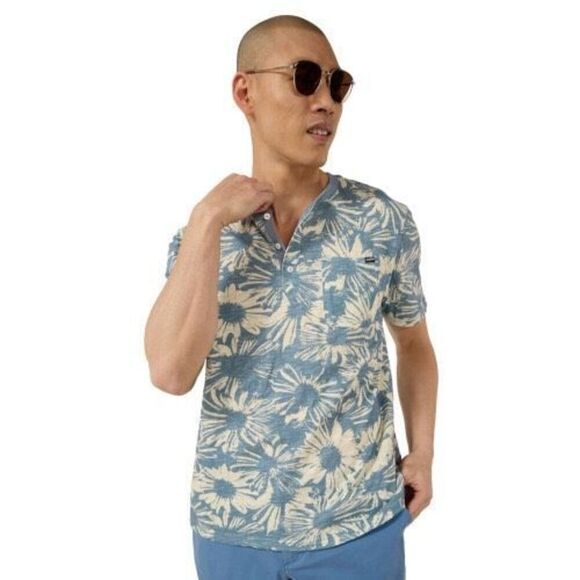 NWOT Chubbies Men's Chubbies The You Drive Me Daisy Henley Shirt Size XXL - Picture 1 of 6